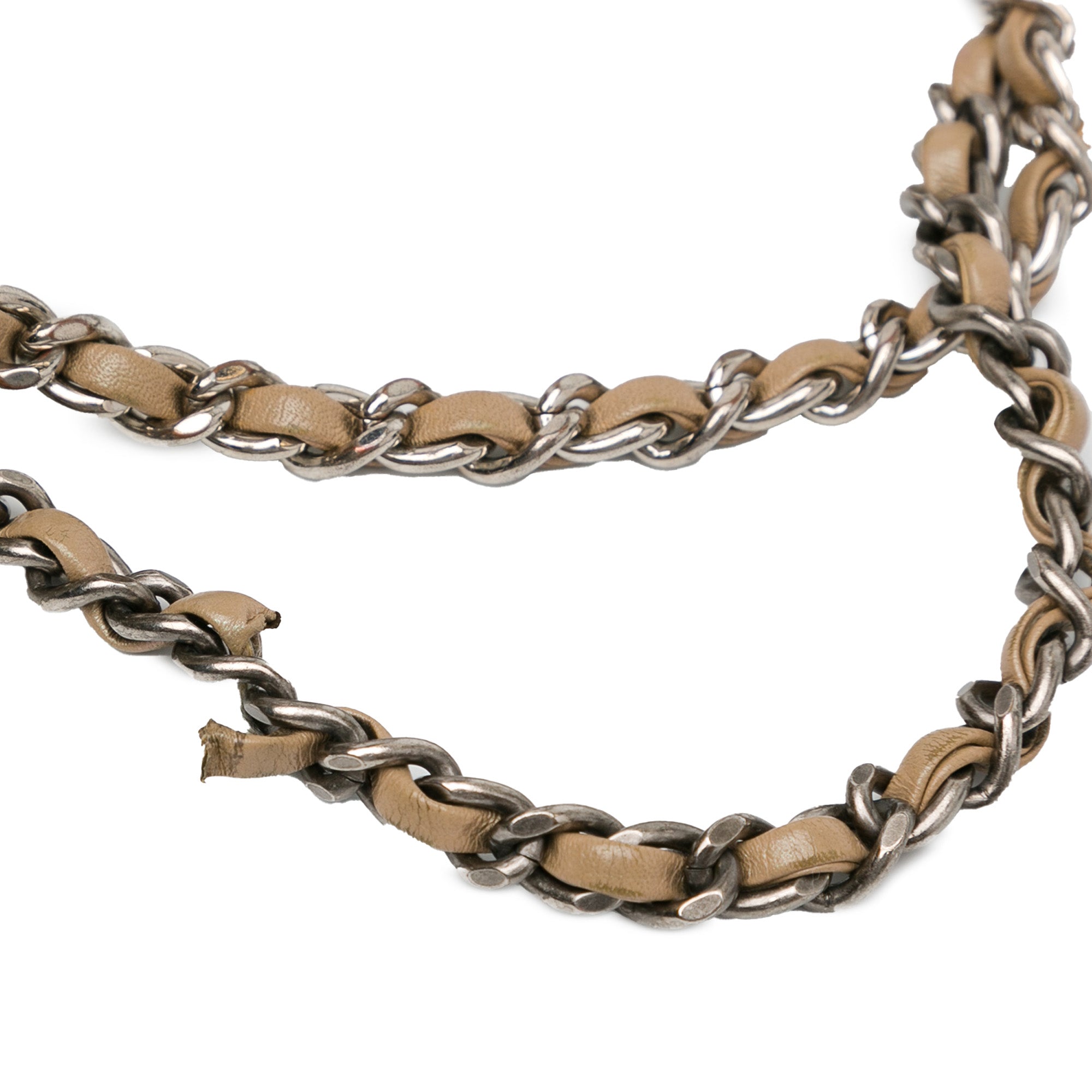 Chanel | Pre-Owned Small Iridescent Gabrielle Crossbody | Pink/Light Pink