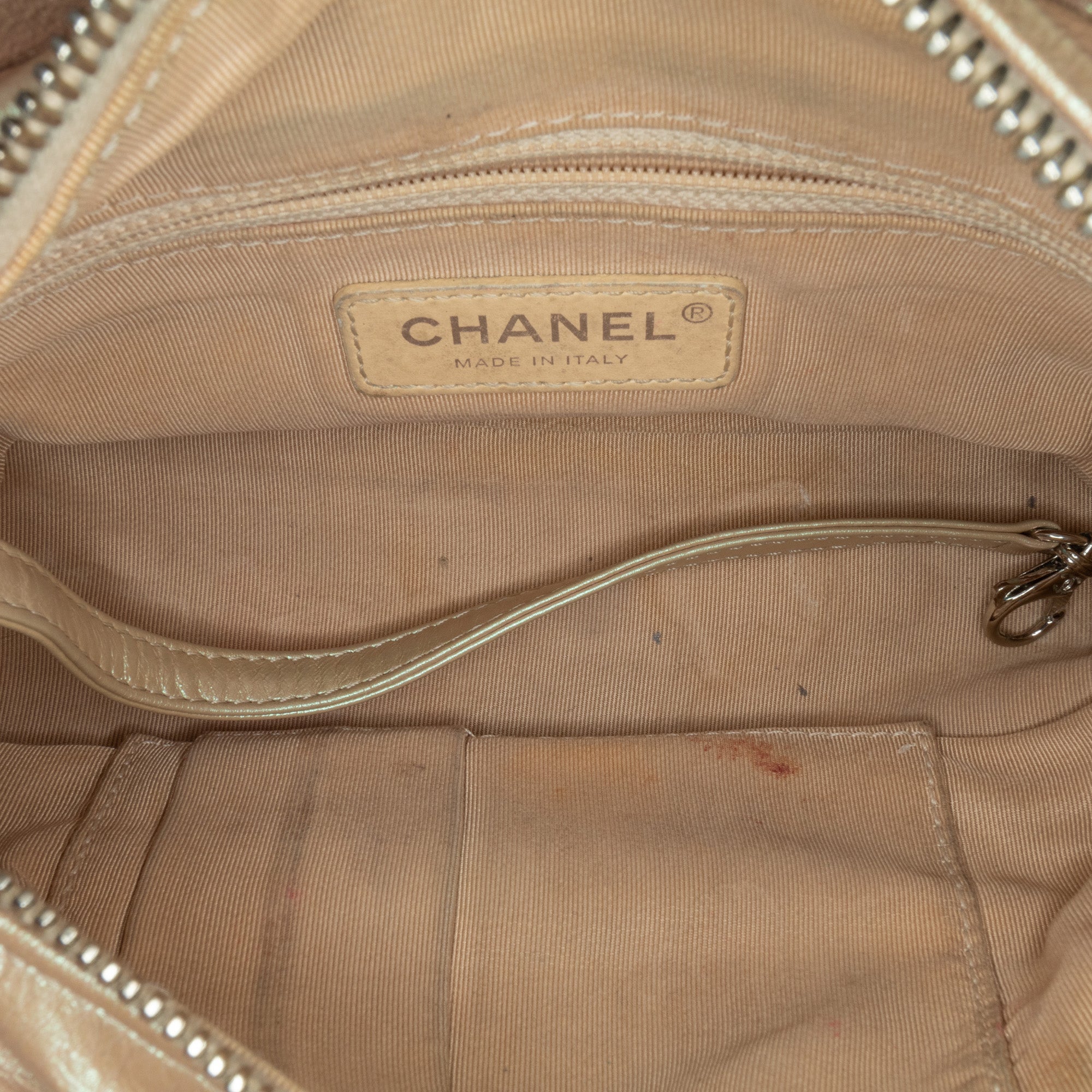 Chanel | Pre-Owned Small Iridescent Gabrielle Crossbody | Pink/Light Pink