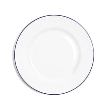 Rimmed Side Plate (Set of 2) | Bone China | White | Cobalt Blue | Line Collection