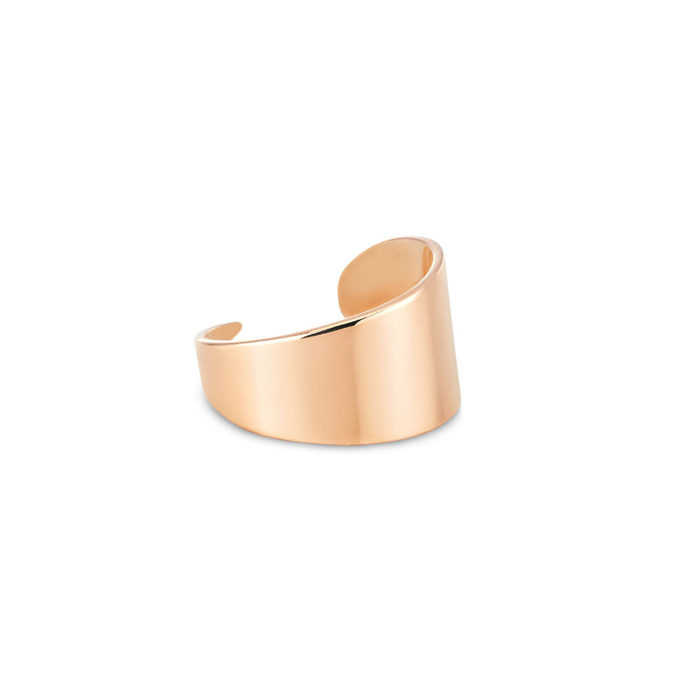 Bliss Large Open Ring | 18K Rose Gold