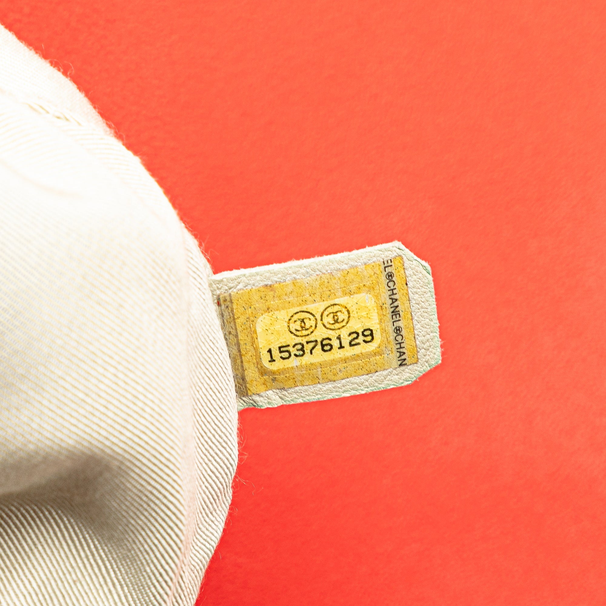 Chanel | Pre-Owned Large Quilted Lambskin Chain Around Flap | Red