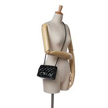 Chanel | Pre-Owned Mini Square Classic Patent Single Flap - I | Black