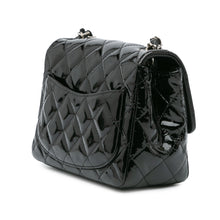 Chanel | Pre-Owned Mini Square Classic Patent Single Flap - I | Black