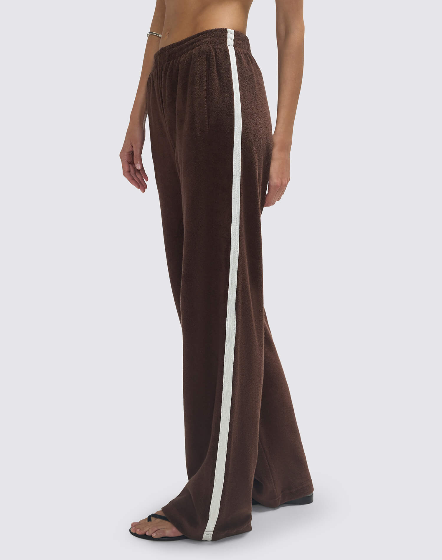 Womens | Terry Track Pant | Brunette