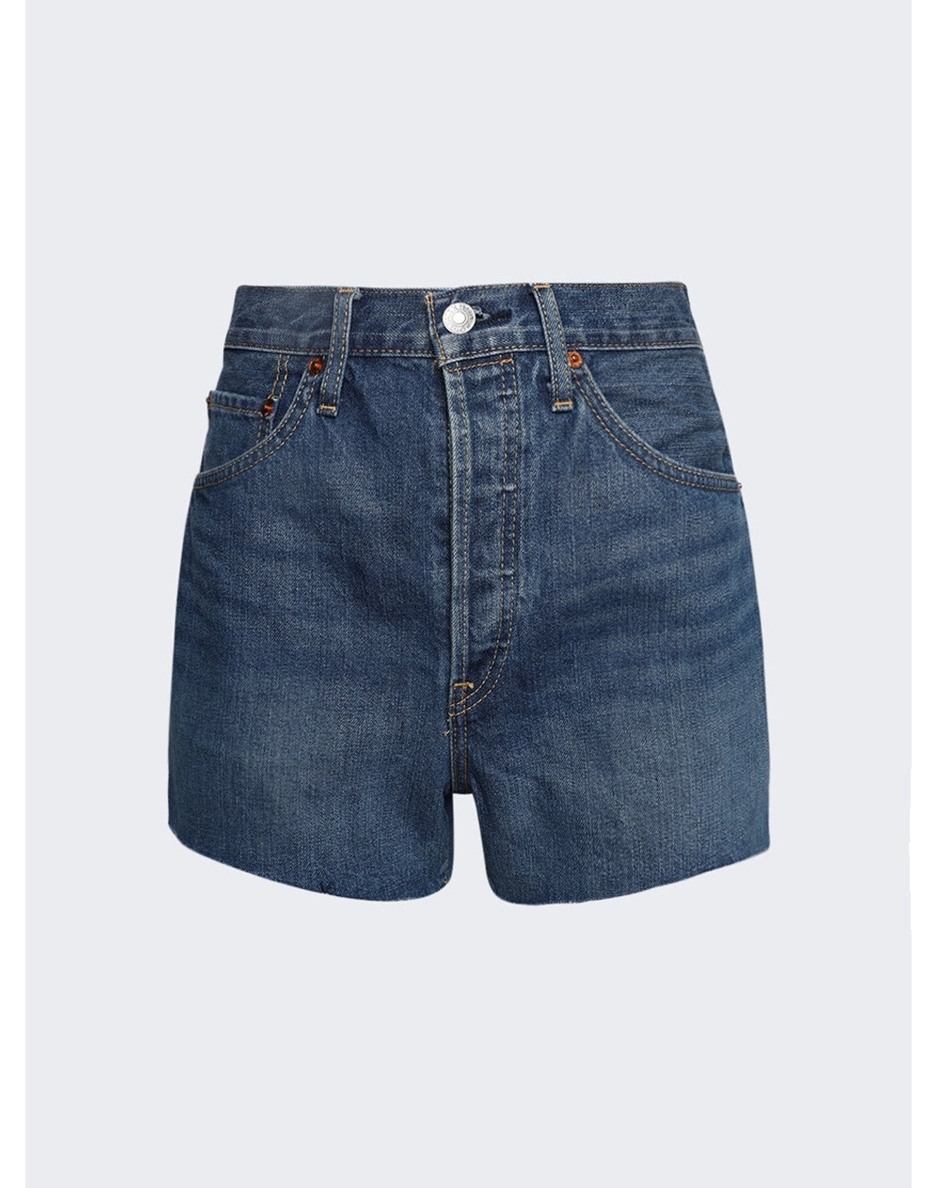 RE/DONE | Women | 50s Cutoff Shorts | Bay Fade Blue