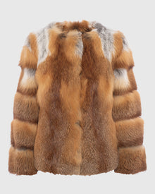 Fox Collarless Jacket | Red Fox