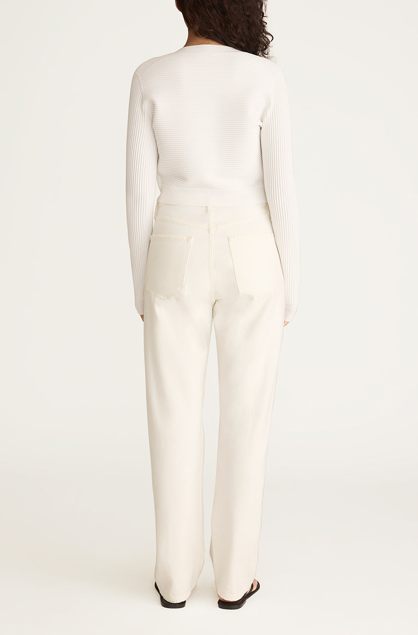 Ottoman Cardigan | Blanc