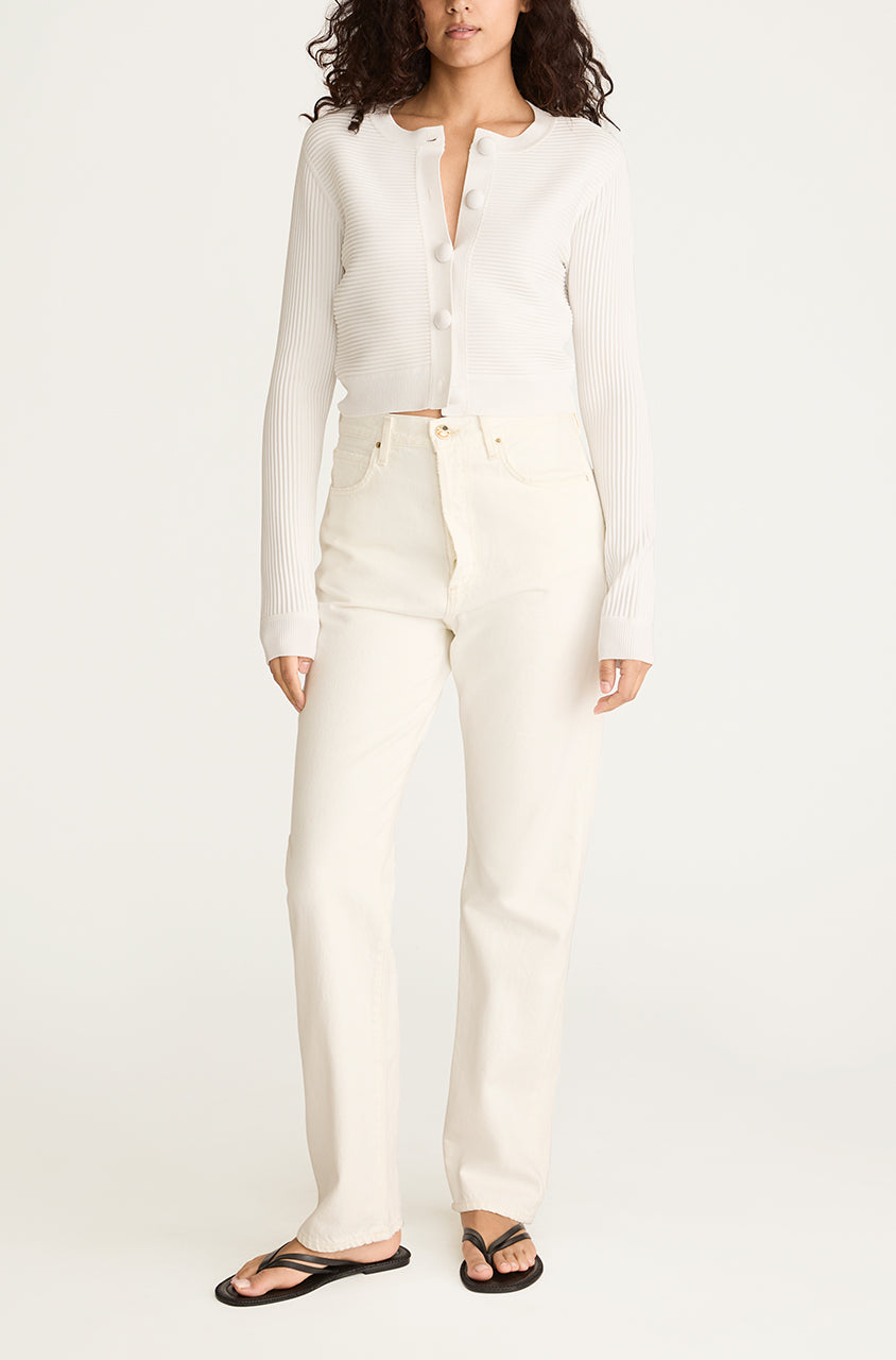 Ottoman Cardigan | Blanc