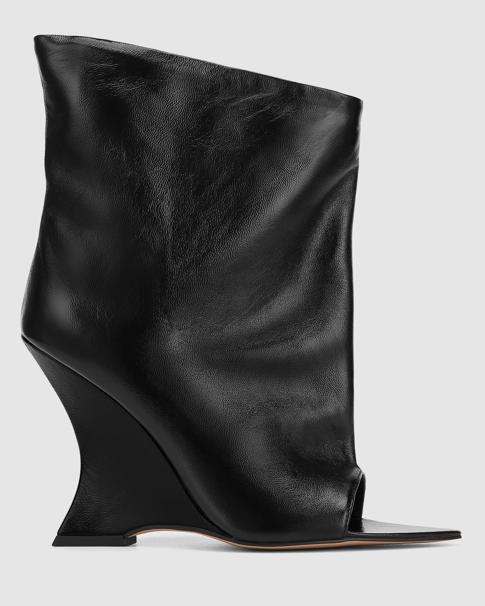 Womens | Reptile Leather Boot | Black
