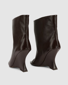 Womens | Reptile Leather Boot | Brown