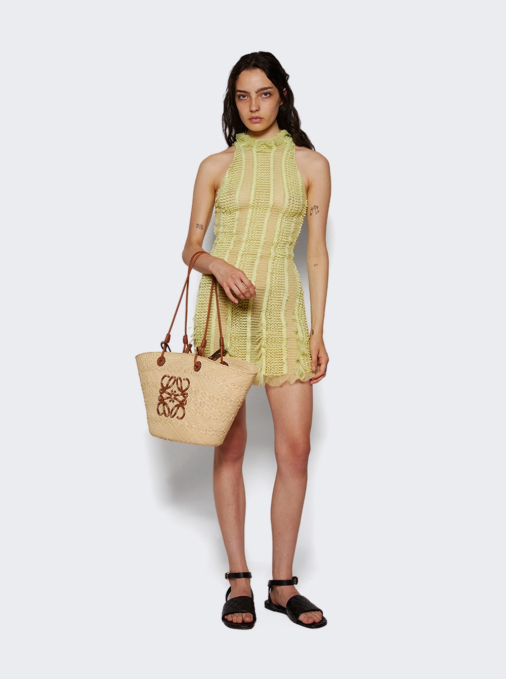 Women | Roberta Einer | Angel Sheer Mini Dress | Green