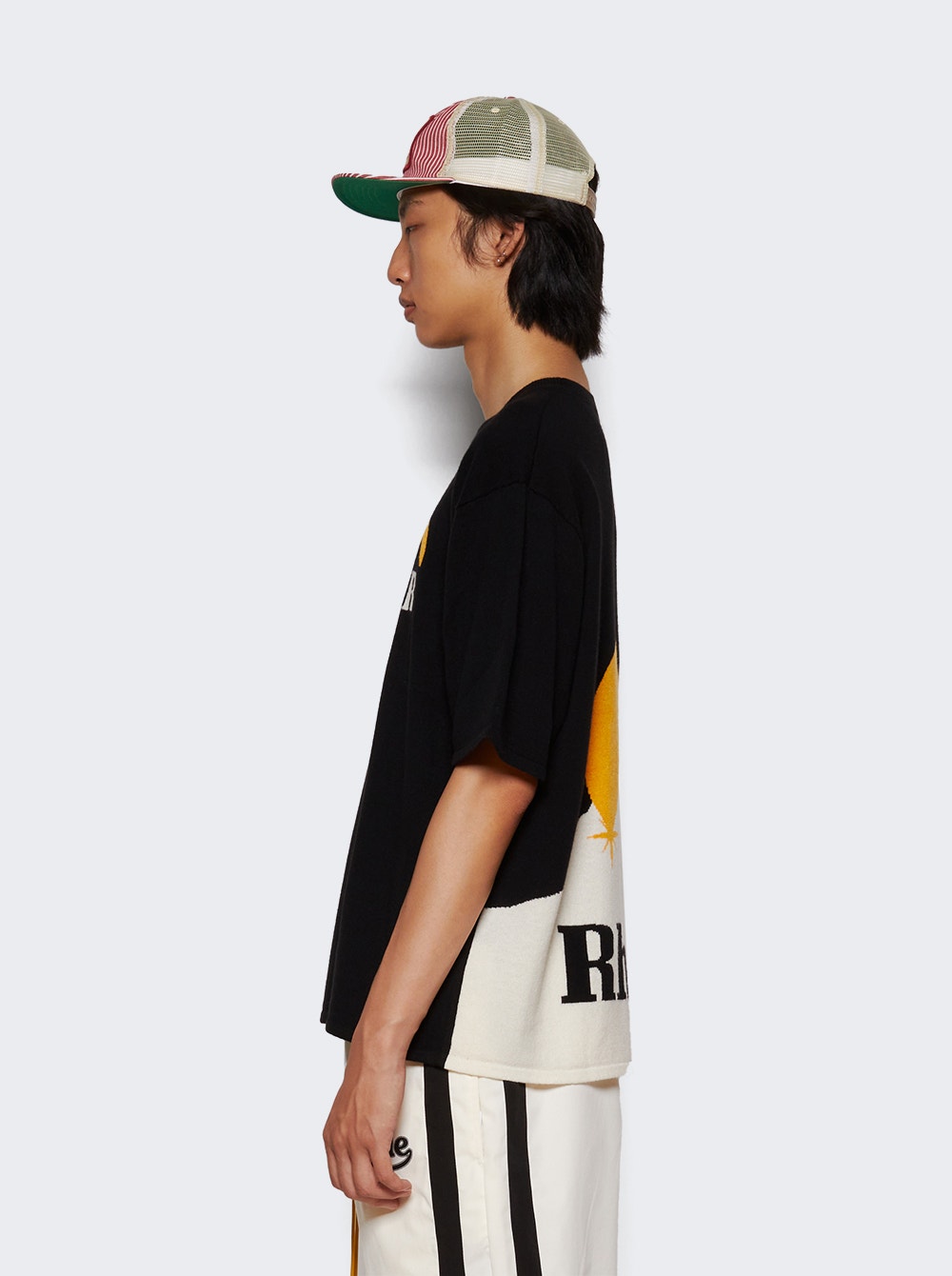 Men | Rhude | Moonlight Knit Tee | Black