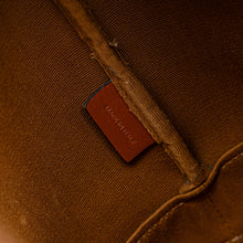 Celine | Pre-Owned Small Triomphe Coated Canvas Bucket Bag | Brown/Dark Brown