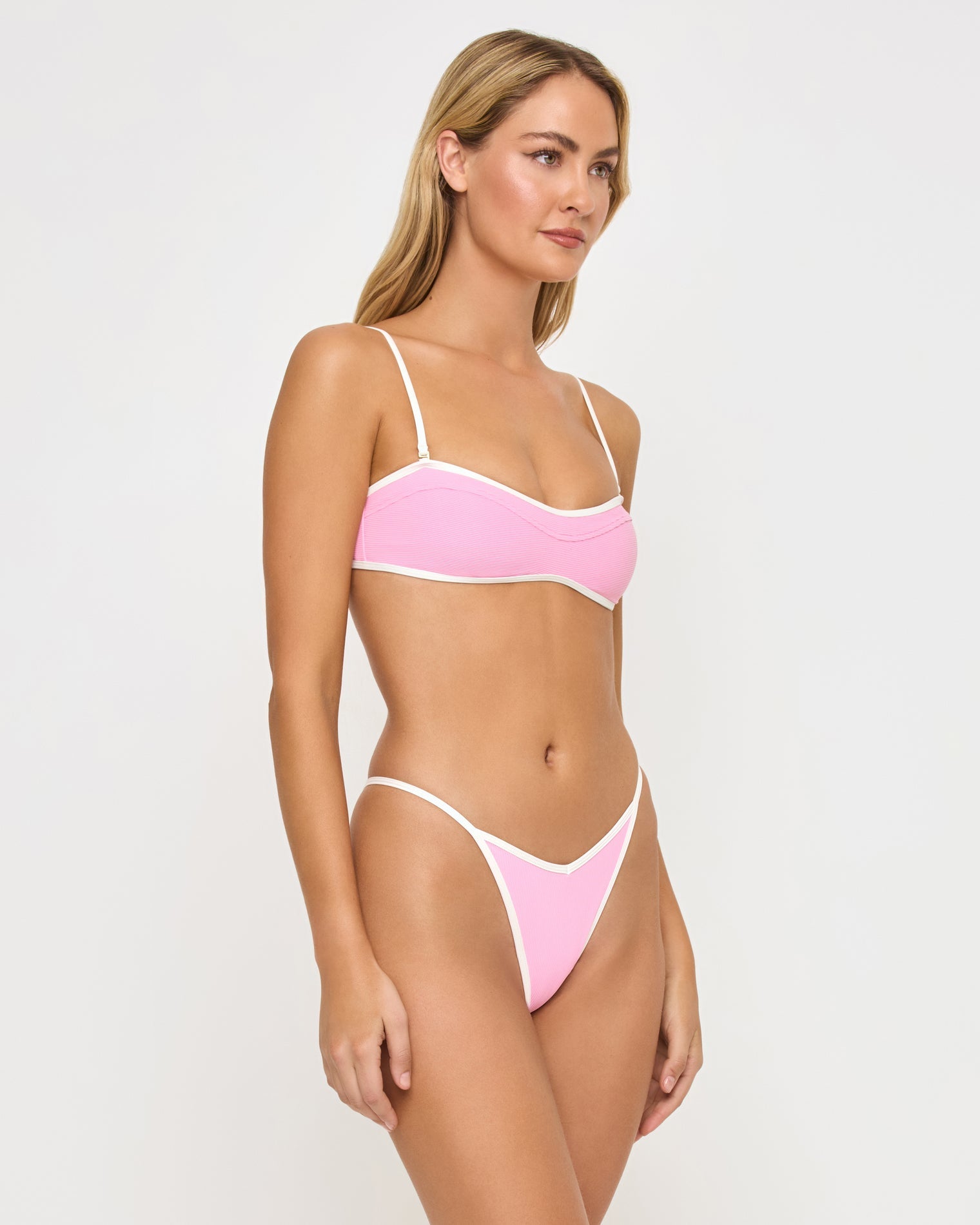 Pixie Bikini Bottom | Bitsy | Pink Sugar Cream