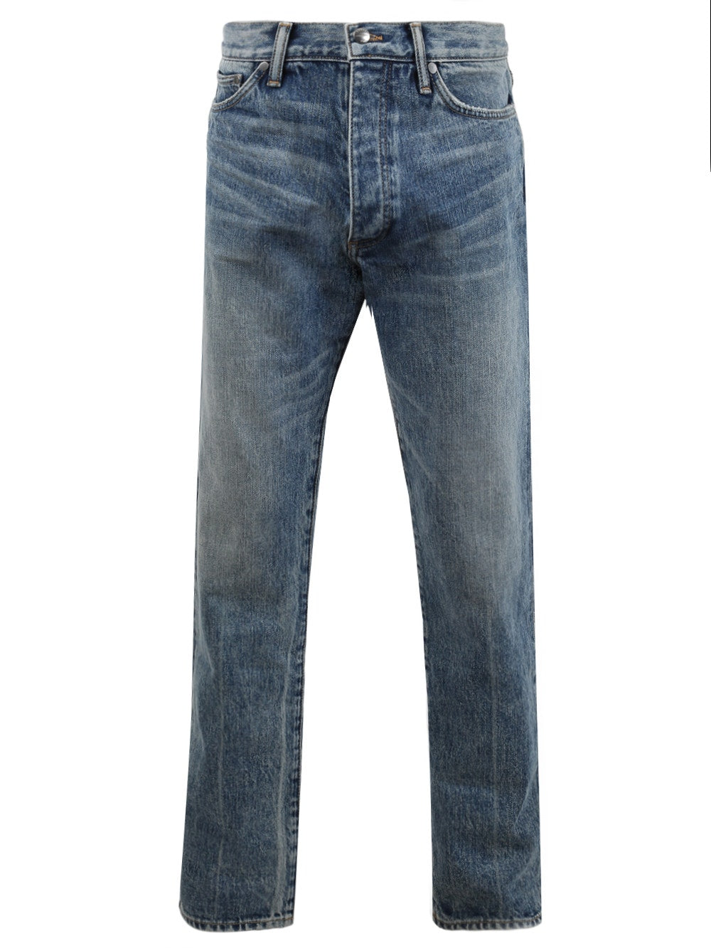 Men | Rhude | Classic Whisker Detail Jean | Indigo Blue