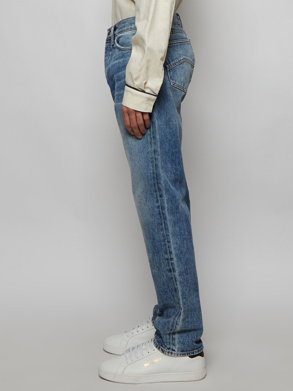 Men | Rhude | Classic Whisker Detail Jean | Indigo Blue