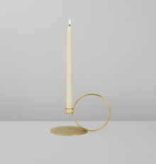 Set of 2 | Bugia Candle Holder | Brushed Brass