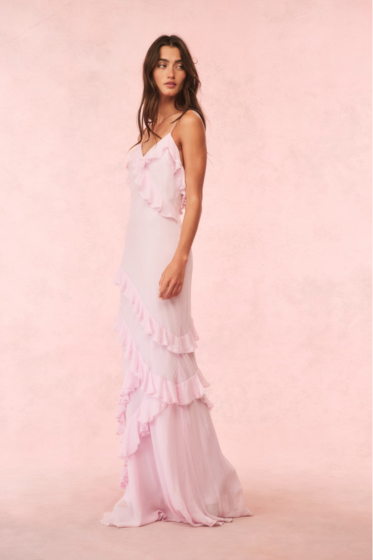 Rialto Pastel Maxi Dress | Soft Lilac