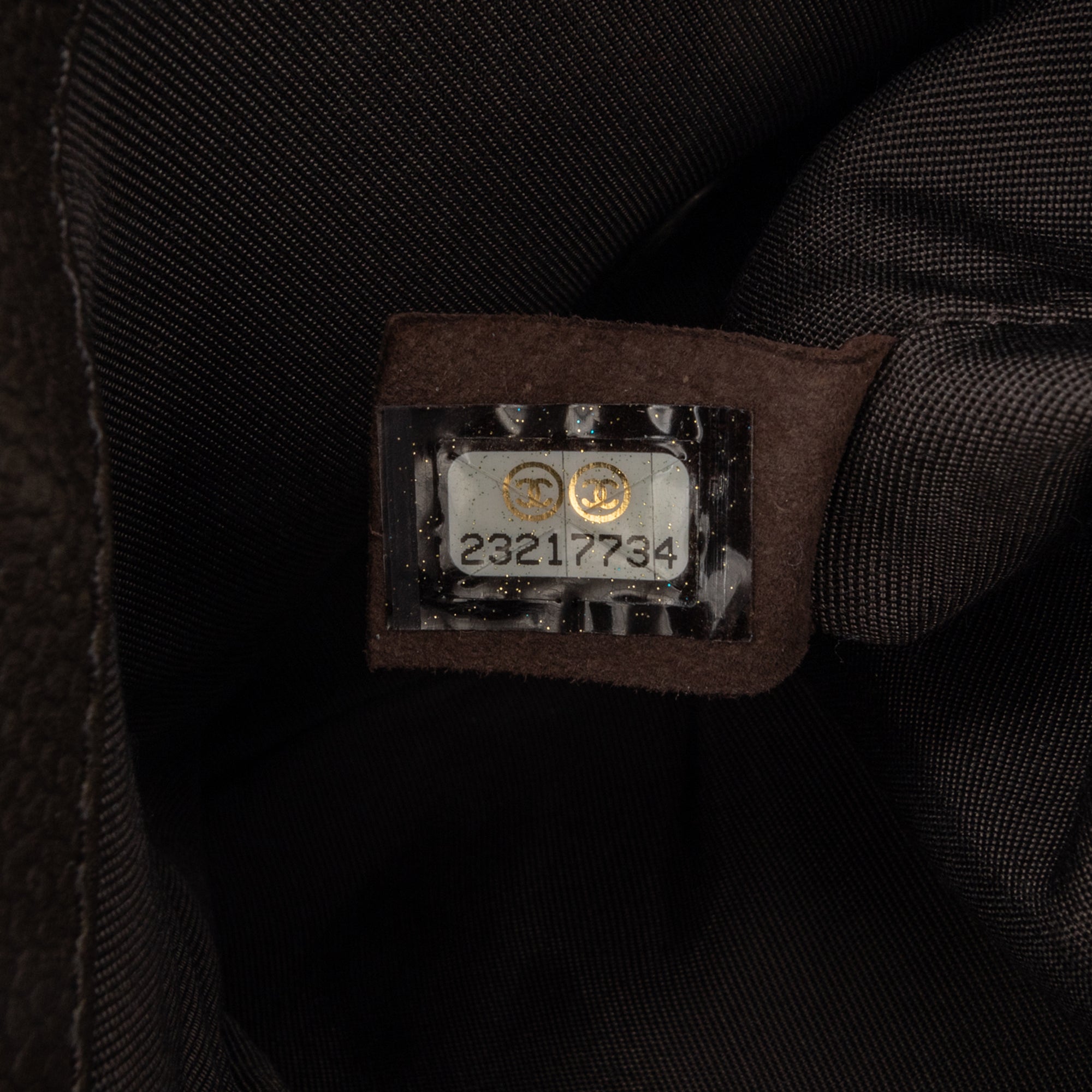 Chanel | Pre-Owned CC Quilted Caviar Crossbody | Brown/Dark Brown