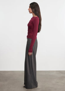 Fluid Jersey Draped Boatneck | Barolo