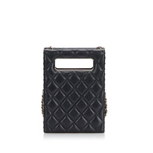 Chanel Pre-Owned Mini Caviar Chain Around Cut Out Evening Bag | Women | Black