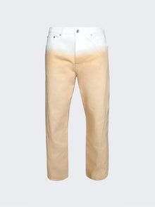 Men | Lanvin | Twisted Pants With A Gradient Effect | Abricotine