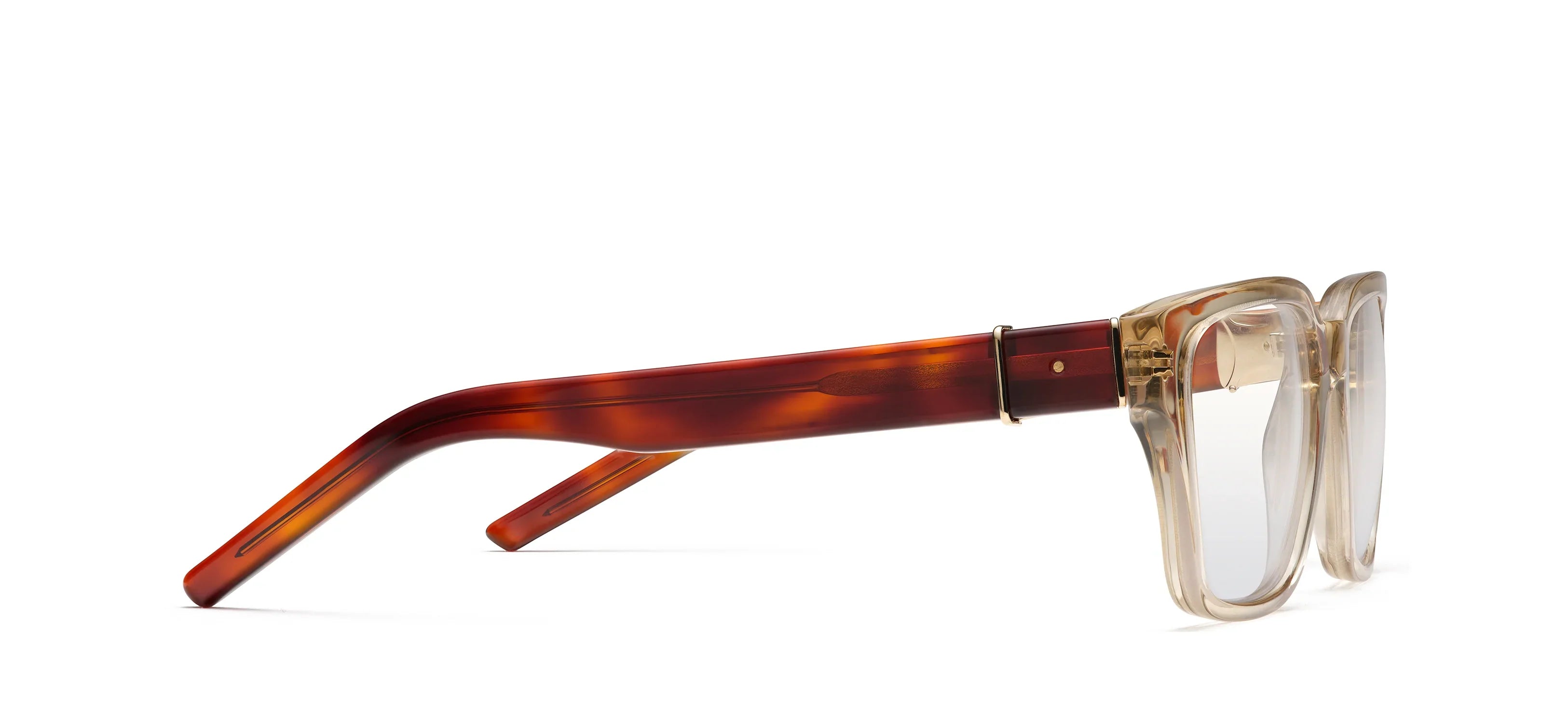 Unisex | RMNYC 1017 Acetate Rectangle Eye Glasses | Amber 460 | 53MM