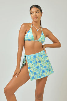 Women | Robyn Wrap Skirt | Blue Fairyland