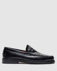 Mens | Roma Diamond Loafer | Black