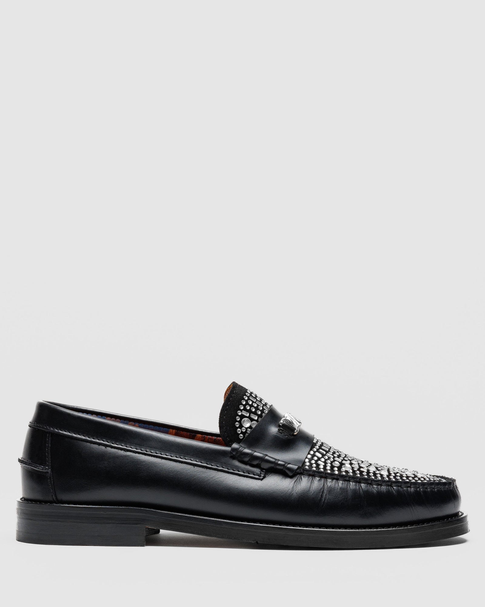 Mens | Roma Diamond Loafer | Black