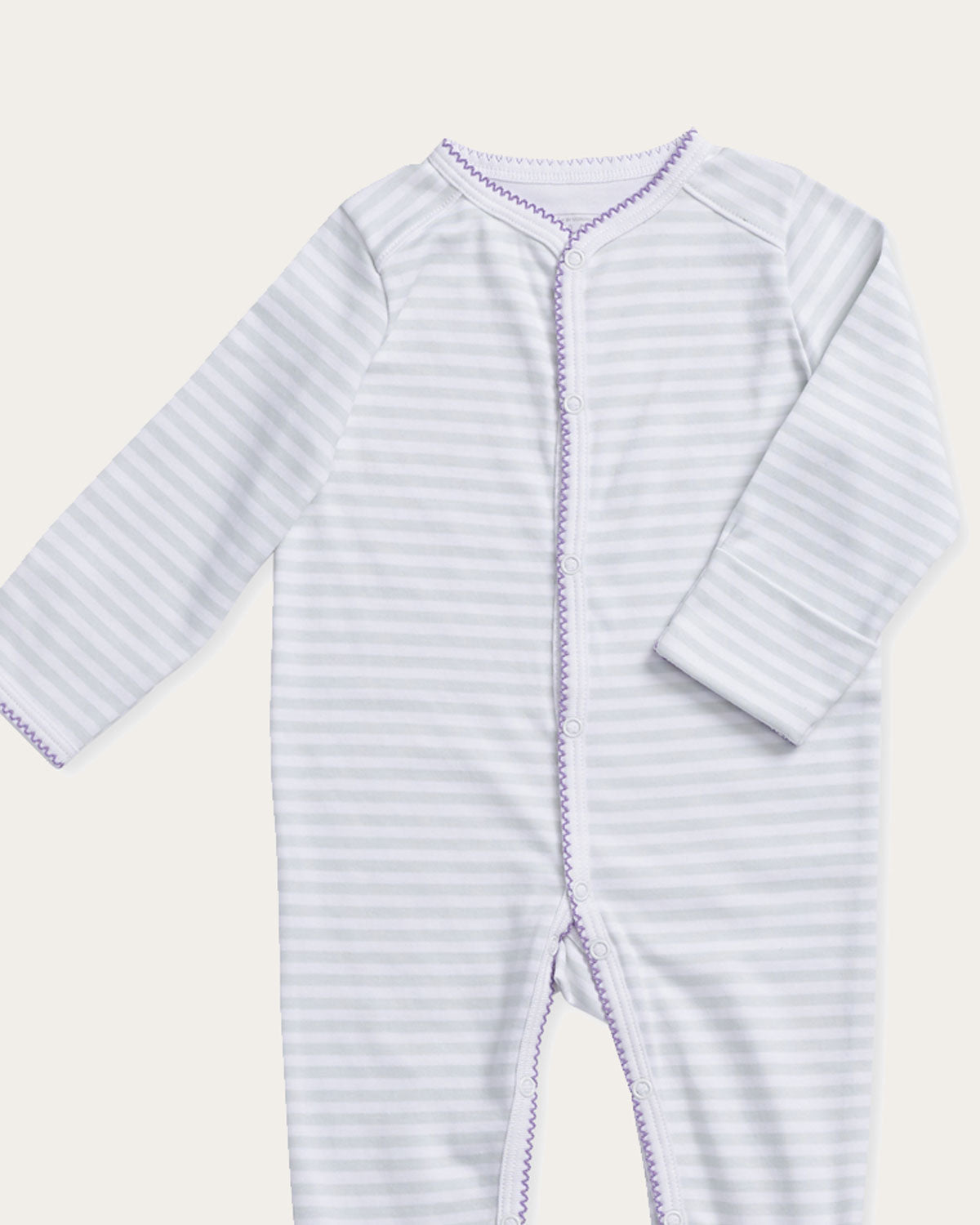 Kids | Rory Onesie - Sleepy Stripe | Sky Stripe