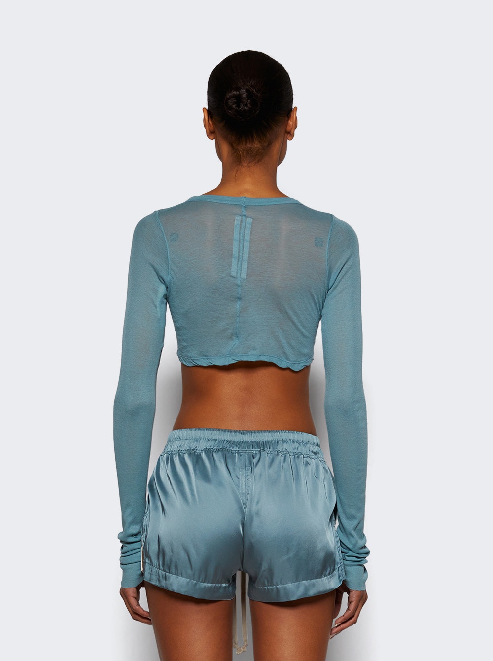 Women | Rick Owens | Long Sleeve Crop Top | Mouthwash