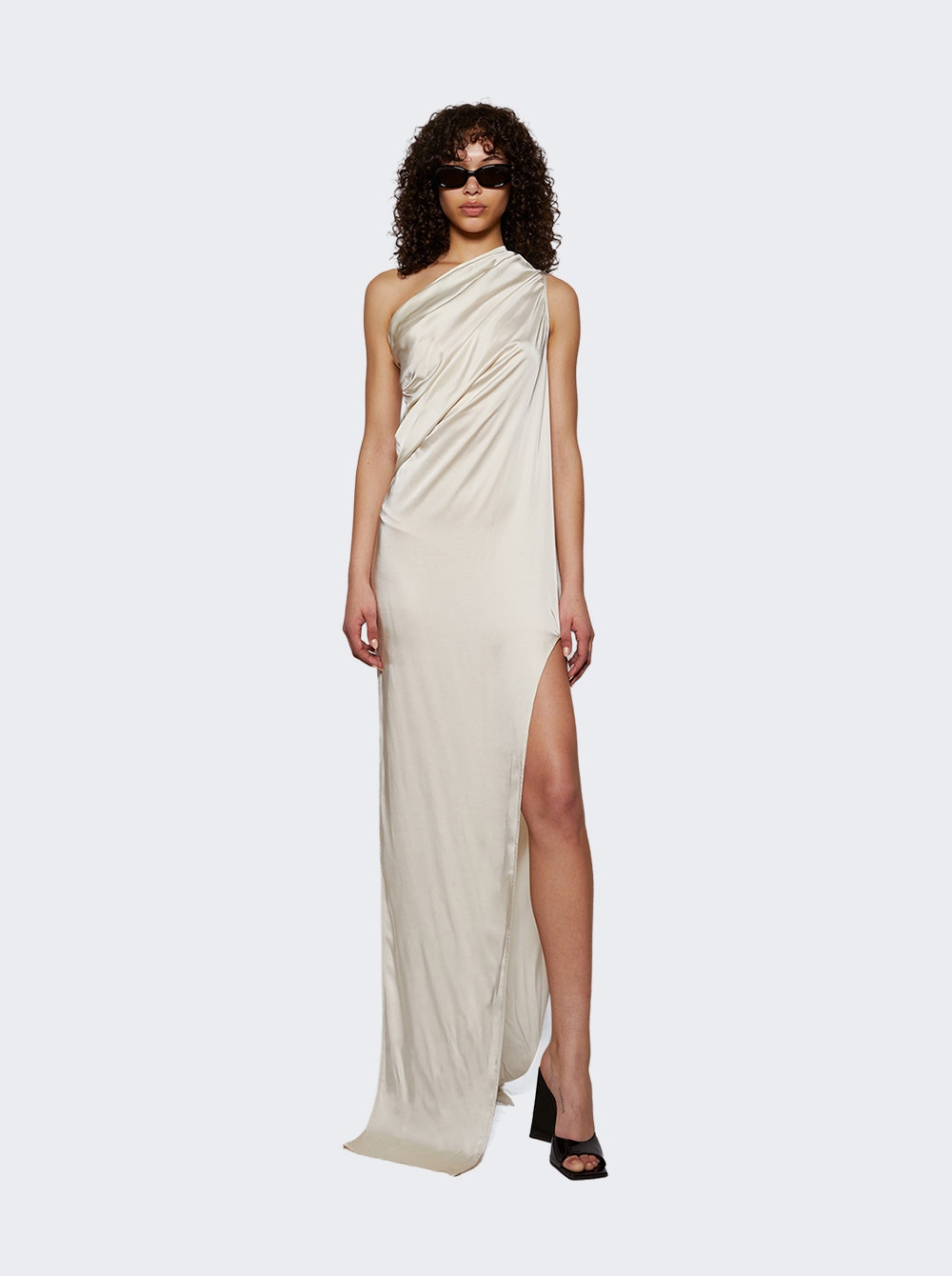 Women | Rick Owens | Athena Arrowhead Dress Dinge | Ivory