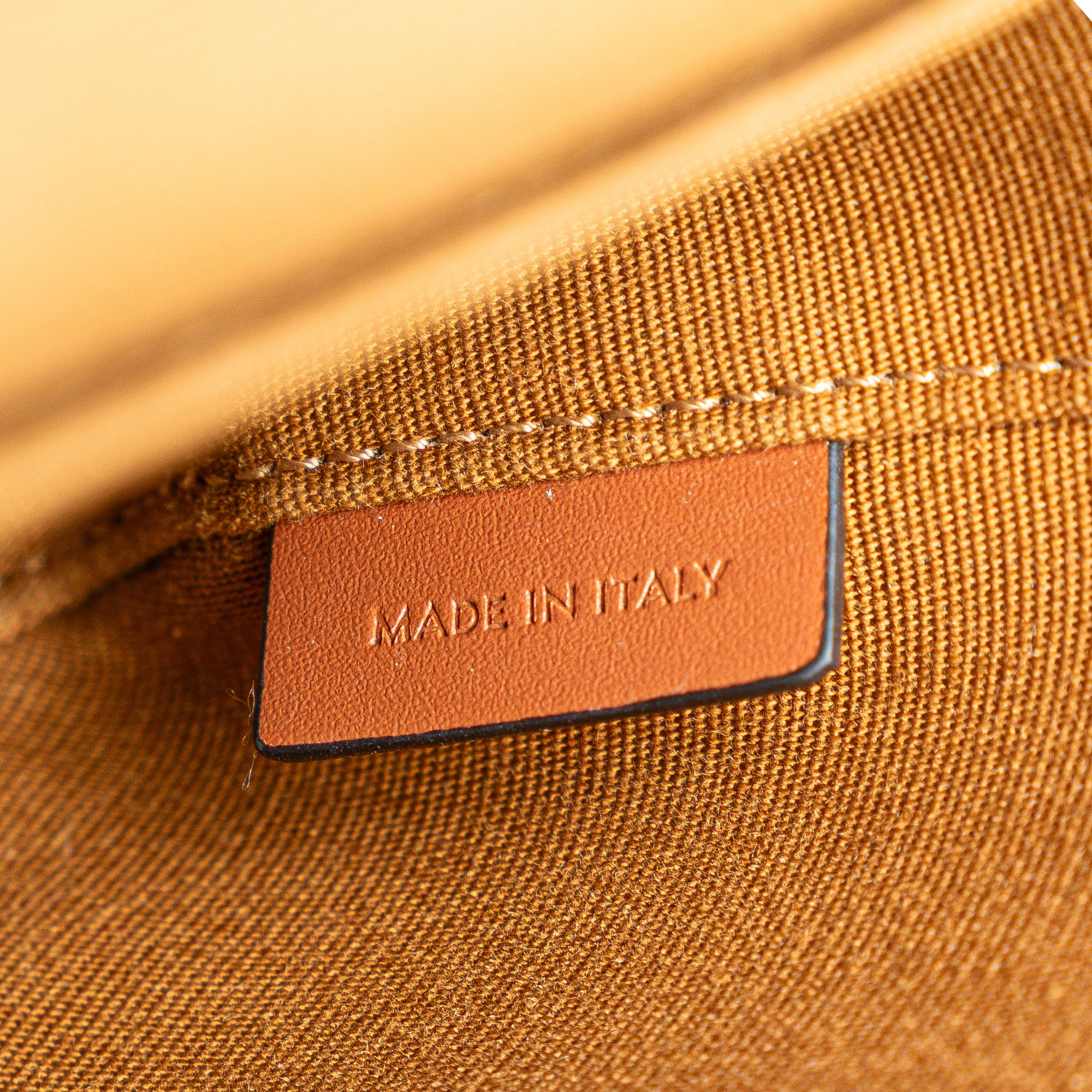 Celine | Pre-Owned Mini Triomphe Coated Canvas Besace Crossbody | Brown