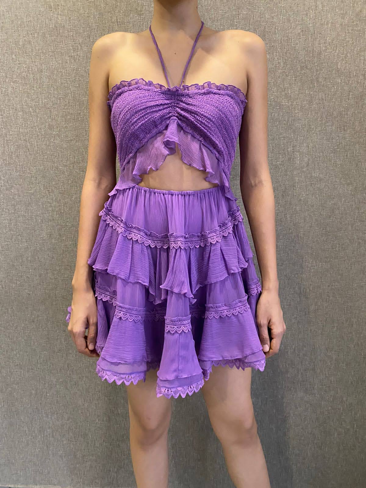 Rococo Sand | Alana Short Dress | Purple