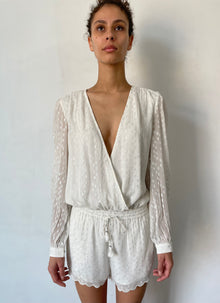 Rococo Sand | Airia Bodysuit | White
