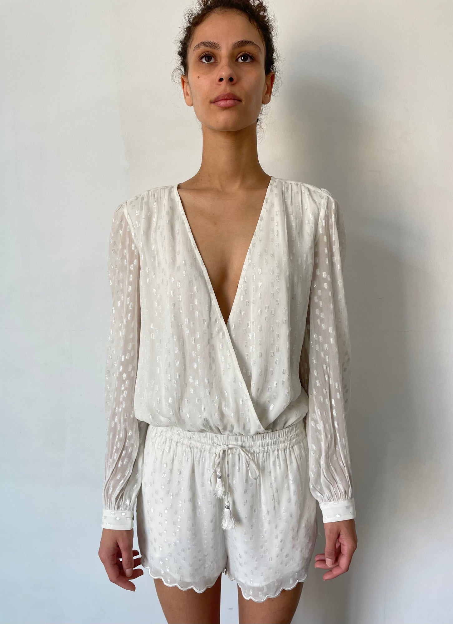 Rococo Sand | Airia Bodysuit | White