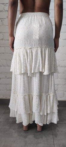 Rococo Sand | Aine Long Skirt | White