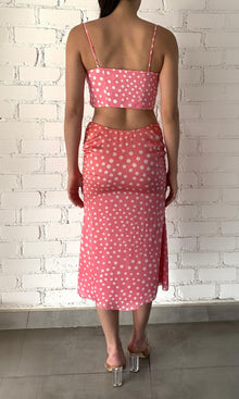 Womens | Blaire Polyester Satin Skirt | Pink