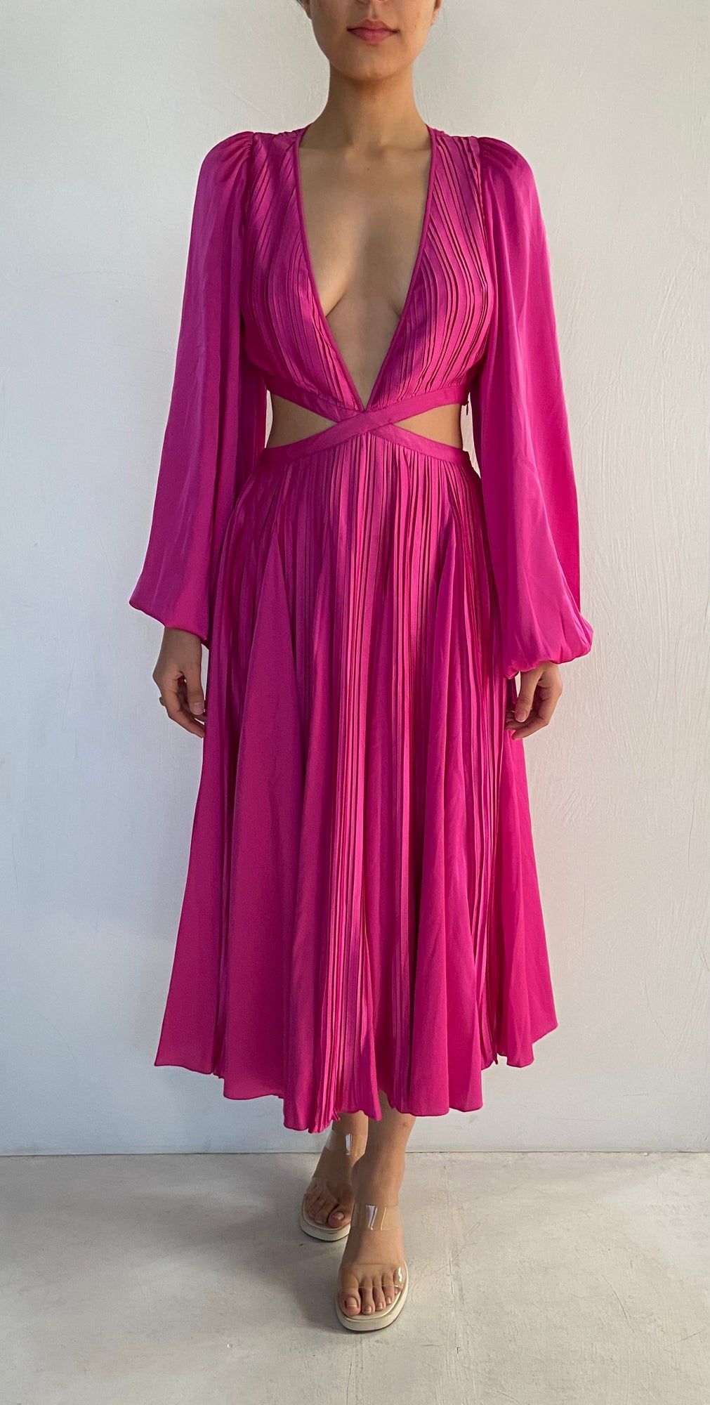 Rococo Sand | Bree Midi Dress | Pink