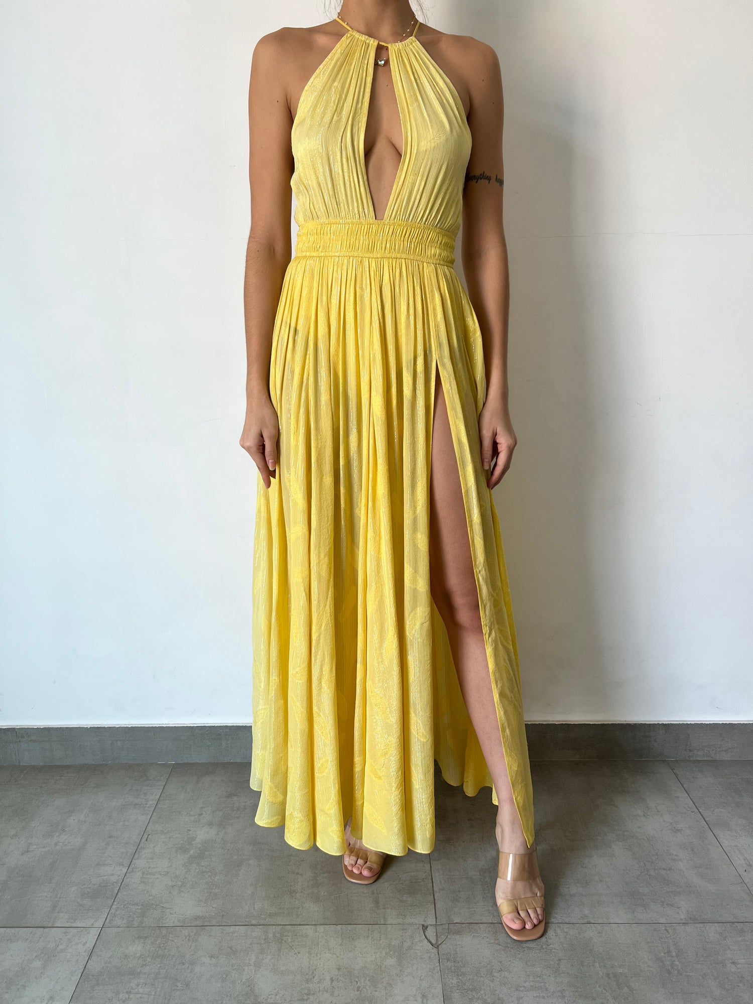 Rococo Sand | Cari Maxi Dress | Yellow