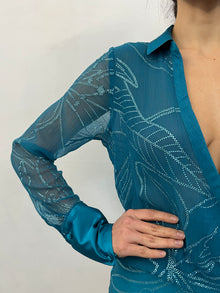 Rococo Sand | Cari Shirt Dress | Teal