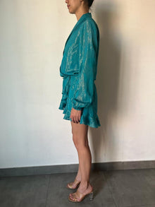 Rococo Sand | Cari Short Dress | Teal