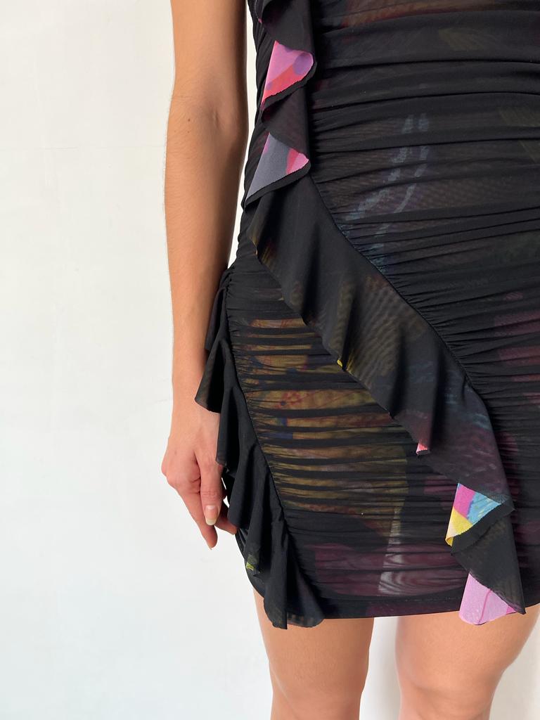 Rococo Sand | Chris Mini Dress | Black