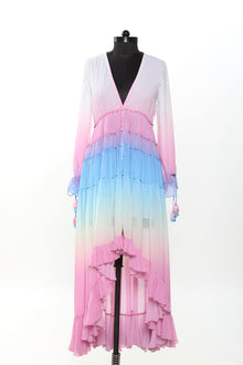 Rococo Sand | Ciel High Low Dress | Pink/White
