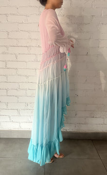 Rococo Sand | Ciel Highlow Dress | Blue/Pink