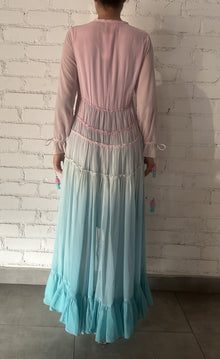 Rococo Sand | Ciel Highlow Dress | Blue/Pink