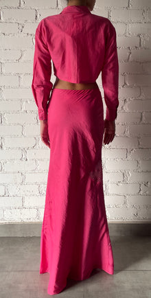 Rococo Sand | Cleo Crop Shirt | Pink