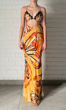 Womens | Cress Viscose Natural Crepe Maxi Dress | Beige
