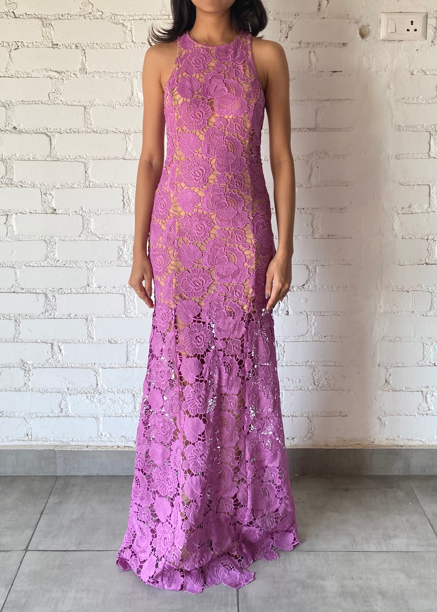 Rococo Sand | Etta Maxi Dress | Lavender Garden